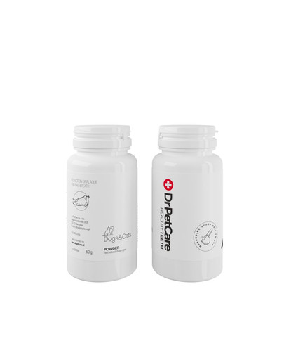 DR PETCARE Haelthy Teeth Prípravok na ústnu hygienu psov a mačiek 60 g