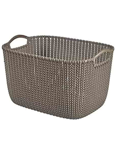 CURVER Knit L Košík hnedý obdĺžnikový 19 l