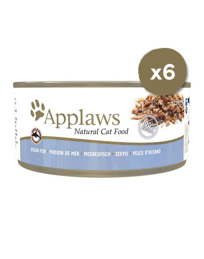 APPLAWS Cat Tin 6 x 156 g oceánske ryby