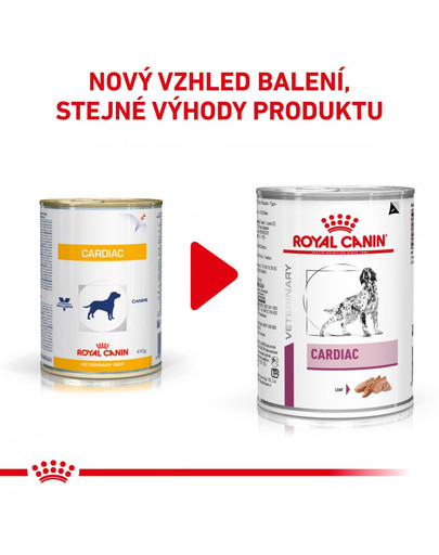 ROYAL CANIN Veterinary Diet Dog Cardiac Can 410 g x 6