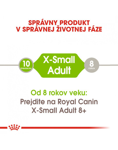 ROYAL CANIN X-Small adult 1.5 kg granule pre dospelé trpaslíčie psy
