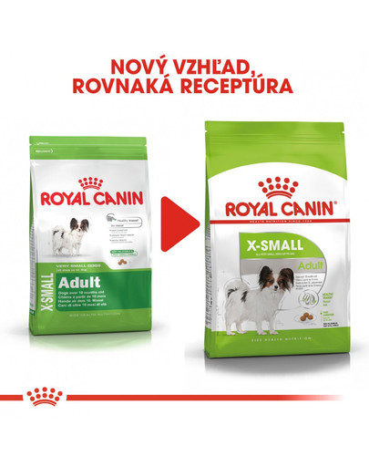 ROYAL CANIN X-Small adult 3 kg granule pre dospelé trpaslíčie psy