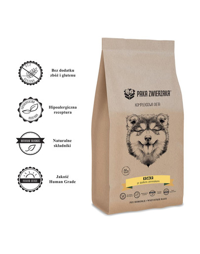 PAKA ZWIERZAKA Granule pre psov Kačacie mäso a batáty 12 kg