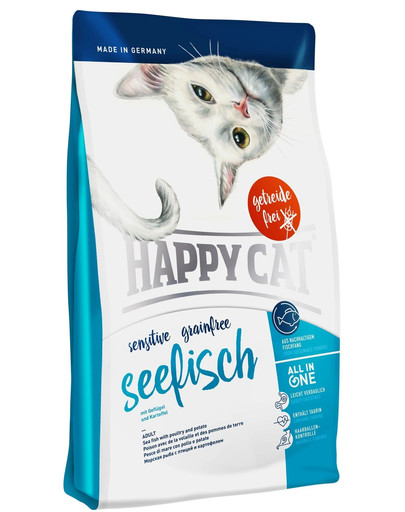 HAPPY CAT Sensitive Grainfree ryba 4 kg