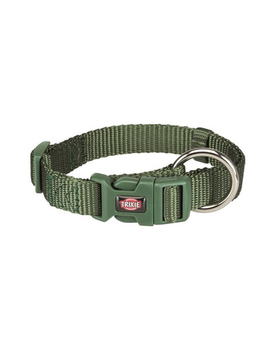 TRIXIE Obojok Premium, XS–S: 22–35 cm/10 mm, tmavozelený