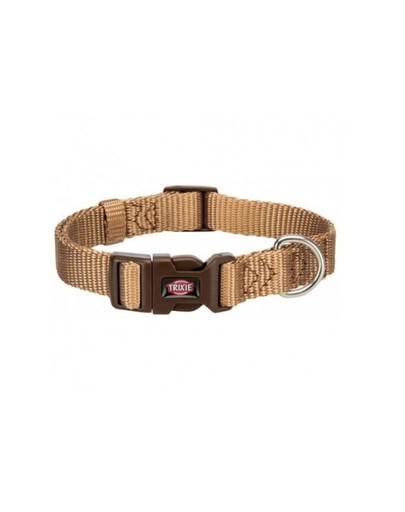 TRIXIE Obojok Premium, L–XL: 40–65 cm/25 mm, béžový