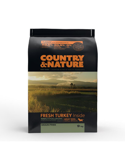 COUNTRY&NATURE Granule pre psov Morčacie mäso so zeleninou 9 kg