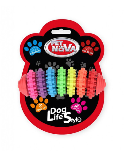 DOG LIFE STYLE Zubné hryzátko Superdental 13cm s vôňou hovädzieho mäsa