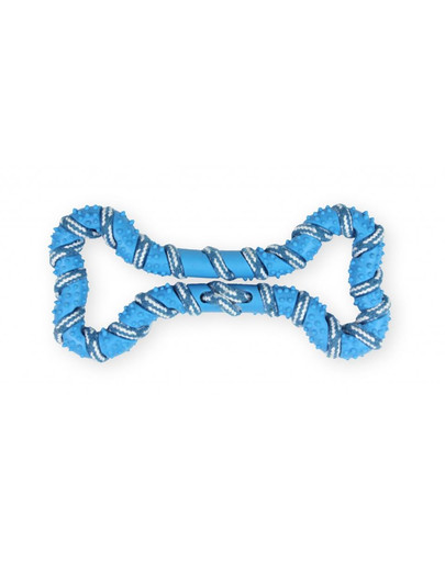 PET NOVA DOG LIFE STYLE psie lano, kosť 20 cm, modrá, vôňa mäty