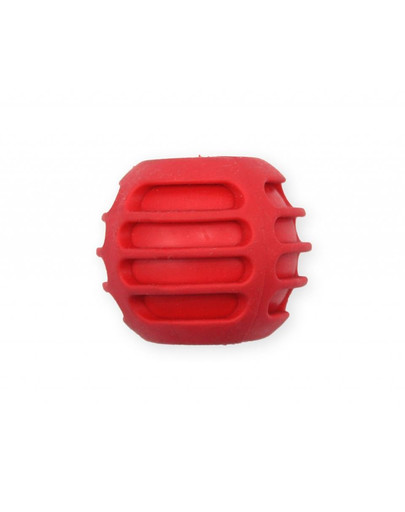 PET NOVA DOG LIFE STYLE Loptička s pamlskami, 6 cm, červená, vôňa hovädzieho mäsa