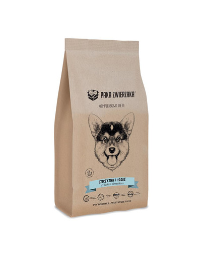 PAKA ZWIERZAKA Granule pre psov s divinou a lososom 12 kg