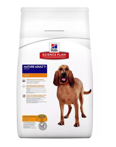 HILL'S Science Plan Canine Mature Adult 7+ Light Chicken 12 kg