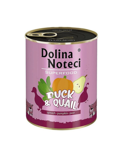 DOLINA NOTECI Premium SuperFood kačica a prepelica 800 g