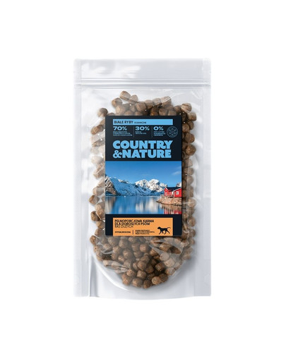 COUNTRY&NATURE Granule pre psov s bielymi morskými rybami 100 g