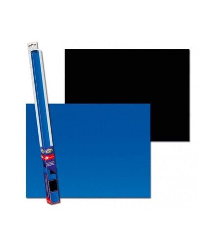 AQUA NOVA Obojstranné pozadie akvária L 100x50cm modrá / čierna