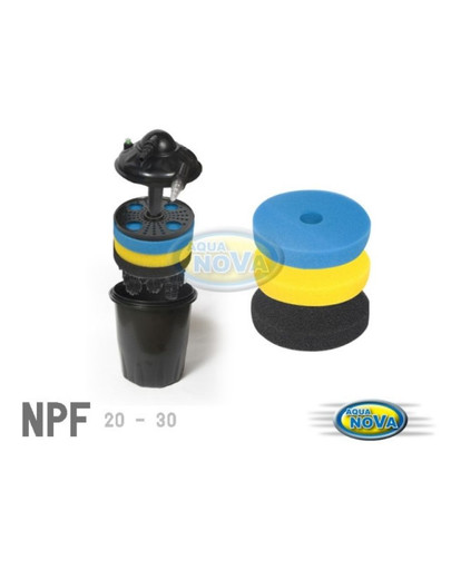 AQUA NOVA tlakový filter 20L, Lampa UV 9W, 10000L