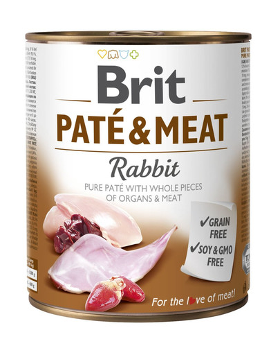 BRIT Pate & meat rabbit 400 g