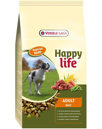 Versele-LAGA Happy life adult beef 15 kg