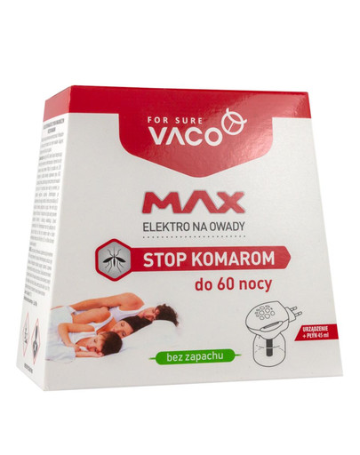 VACO VACO odpudzovač proti komárom MAX + tekutina 45 ml