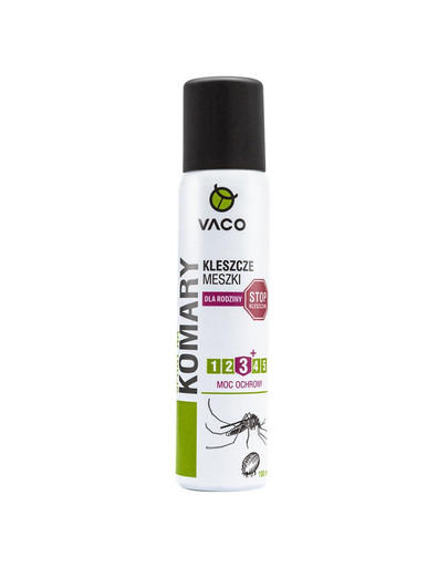 VACO VACO Sprej na komáre, kliešte a čierne mušky 100 ml