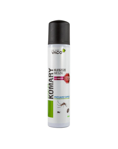 VACO VACO Sprej na komáre, kliešte a čierne mušky 100 ml