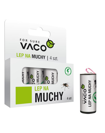 VACO ECO Flypaper proti lietajúcemu hmyzu 4 ks