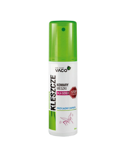 VACO VACO Tekutina proti kliešťom, komárom a muškám pre deti 80 ml