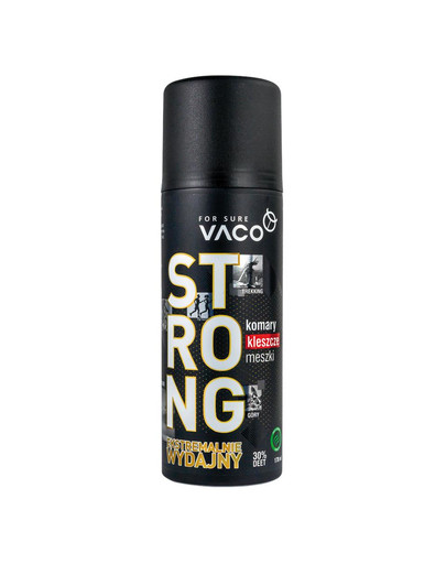 VACO VACO STRONG proti kliešťom, komárom a čiernym muškám DEET 30% + Citrodiol 170 ml
