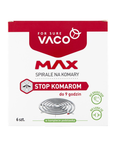 VACO VACO Špirály proti komárom MAX 6 ks