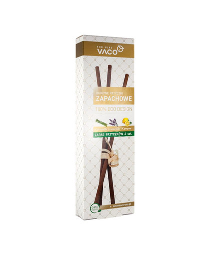 VACO ECO odpudzujúce tyčinky proti hmyzu a muchám (Citronella) DUOPACK 6 ks.