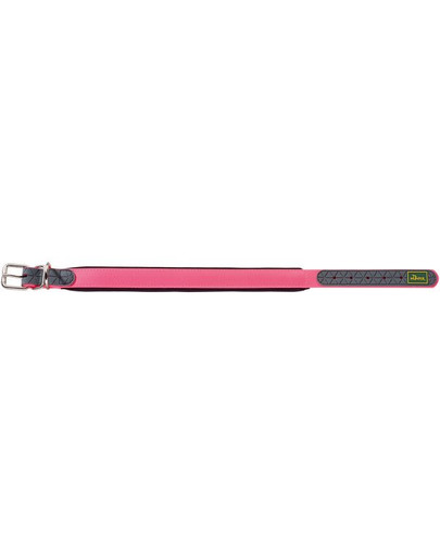 HUNTER Convenience Comfort obojok veľkosť M-L (55) 42-50 / 2,5cm neónový ružový