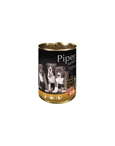 DOLINA NOTECI PIPER Junior kuracie žalúdky a ryža 400 g
