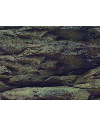 AQUA NOVA Obojstranné pozadie akvária S 60x30cm, skaly / rastliny