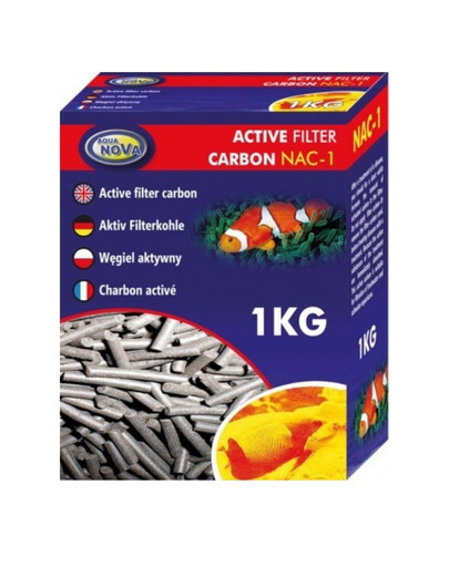 AQUA NOVA Aquarium aktívne uhlie 1 kg NAC-1