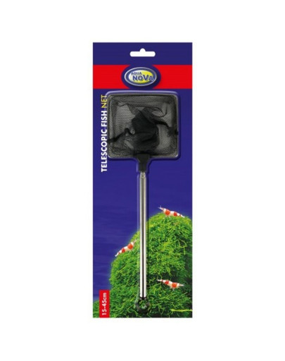 AQUA NOVA Sieť do akvária 7,5 cm (3”) teleskopická 15-45 cm N-03 SHRIMP S