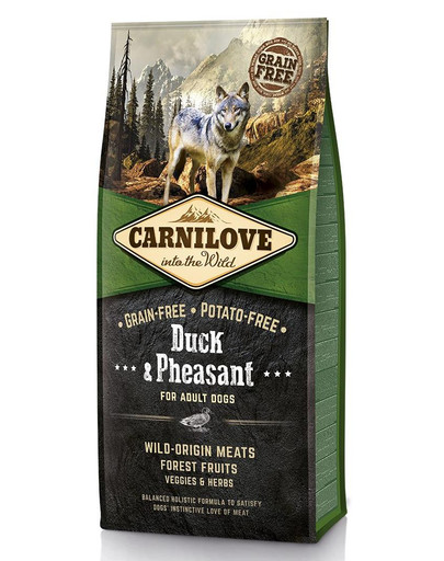CARNILOVE Pes Adult kačica/bažant 12 kg