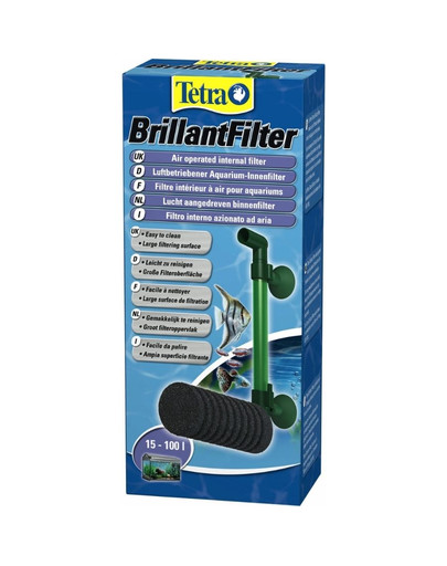 TETRA Brillant Filter-Filter vnútorný prevzdušňujúci s molitanovou hubou