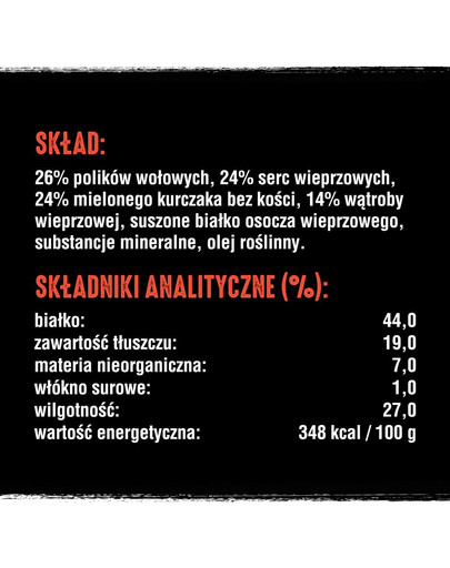 CRAVE Bezzrnná pochúťka pre psov s hovädzieho  mäsa 6 x 55g