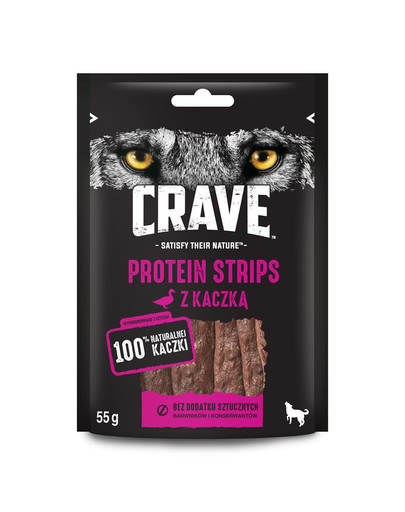 CRAVE bezzrnná pochúťka pre psa z kačacieho mäsa 7 x 55g