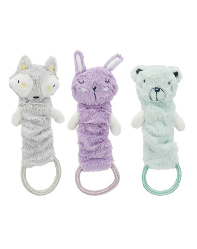 TRIXIE Junior závesná hračka pre šteniatka - šuštiaci plyš / bavlna, 33 cm