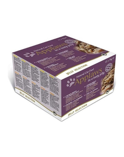 APPLAWS Cat Tin Multipack Jelly Selection 12x70g