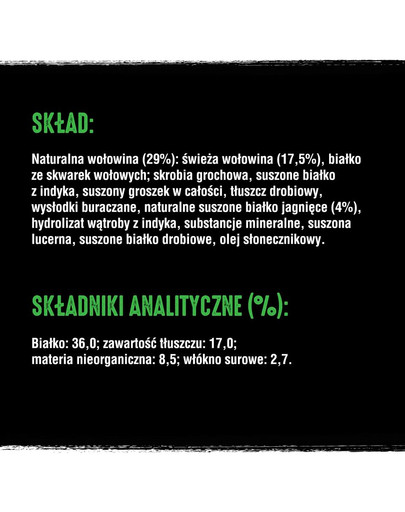 CRAVE bezzrnné granule s jahňacím a hovädzím mäsom 11,5 kg