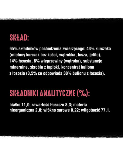 CRAVE paštéta s lososom a kuracím mäsom bez obilnín 24 x 85 g