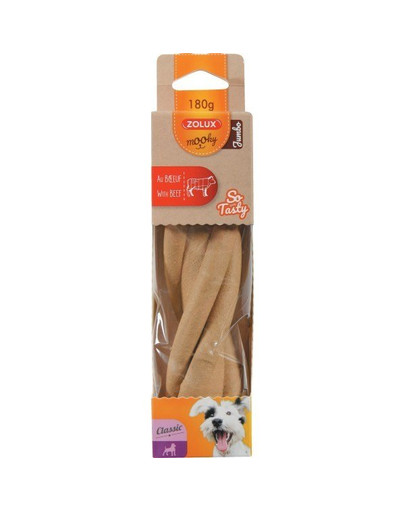 ZOLUX MOOKY Classic JUMBO pamlsky s hovädzím mäsom 180 g