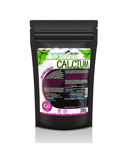 GAME DOG BARFER Doplnok stravy pre psov - Calcium Citrate  300 g