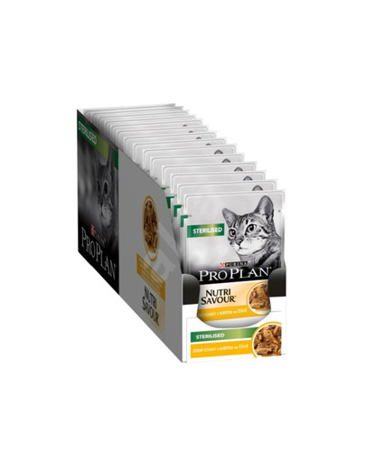 PURINA PRO PLAN Sterilised kuracie mäso 26 x 85 g pre kastrované mačky
