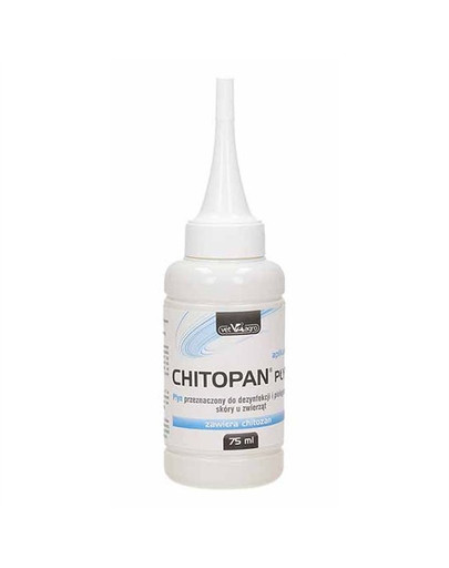 VET-AGRO Chitopan tekutý prípravok na dezinfekciu kože 75 ml aplikátor