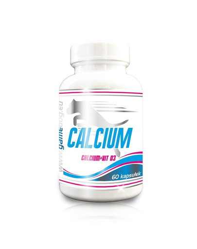 GAME DOG Calcium + D3 Výživový doplnok na podporu správneho rastu psov 60 tab.