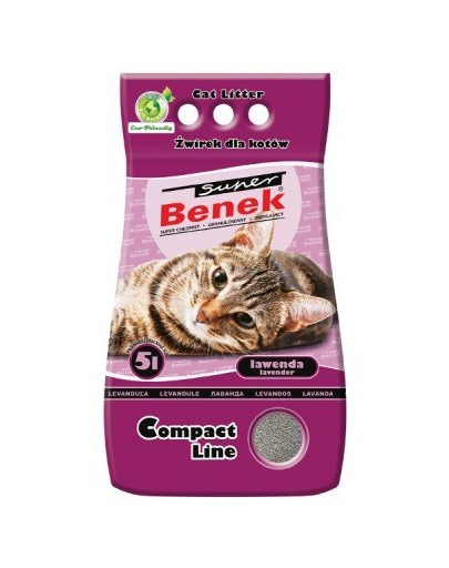 Benek Super compact s vôňou levandule 5 L