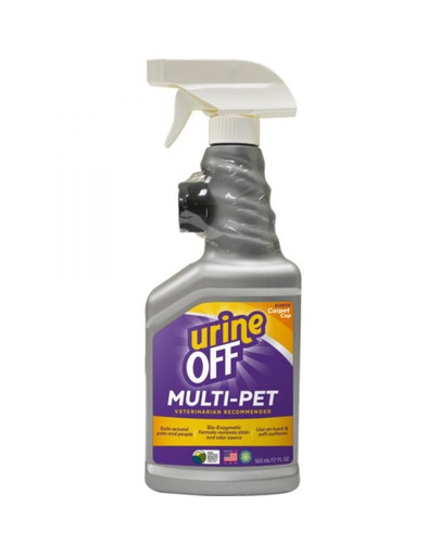 URINE OFF Multi-pet Osviežovač zápachu moču a odstraňovač škvŕn 500 ml x 12 ks